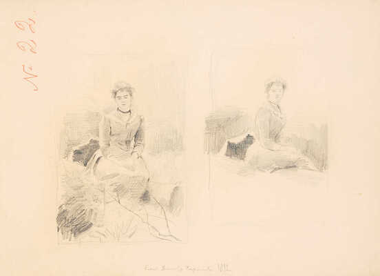 Рерберг Фёдор Иванович. Альбом (30 листов) из мастерской П. Чистякова